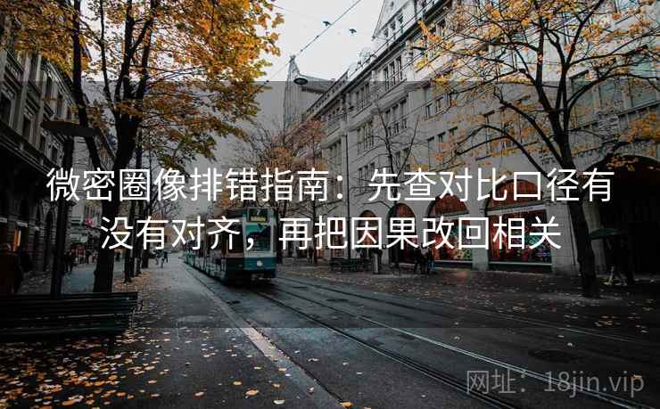微密圈像排错指南:先查对比口径有没有对齐,再把因果改回相关 微密圈像排错指南:先查对比口径有没有对齐,再把因果改回相关